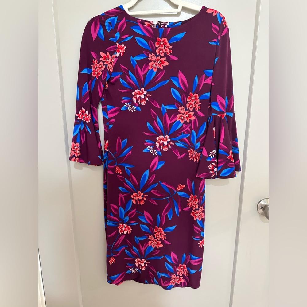 Calvin Klein Bell Sleeve Dress